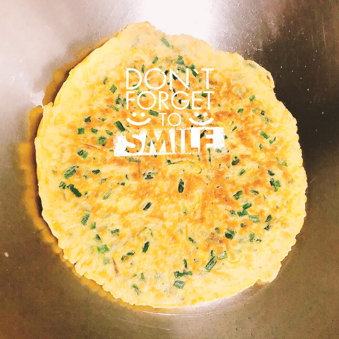 韭苔马齿苋鸡蛋饼