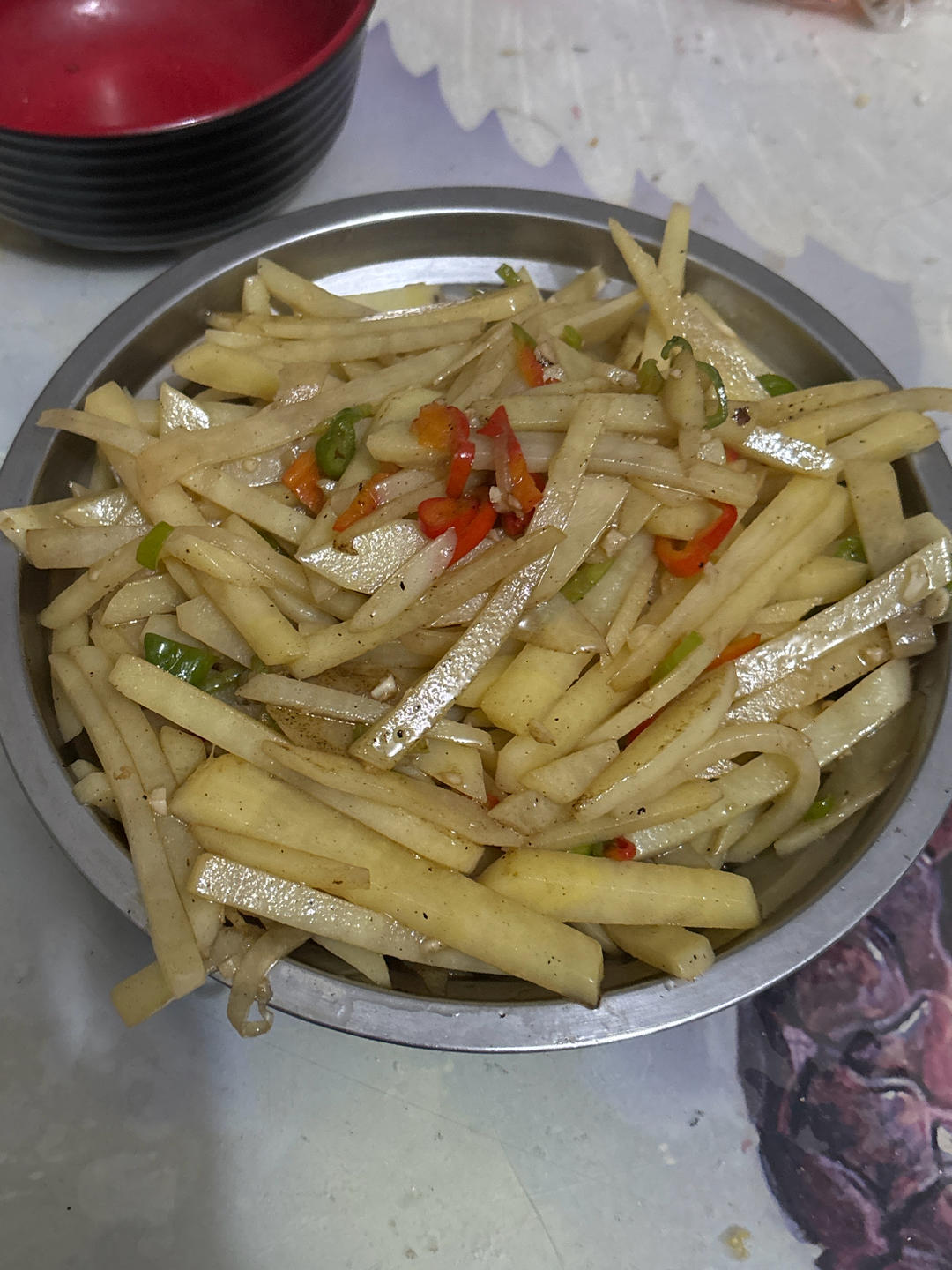醋溜土豆丝（家庭版小炒）