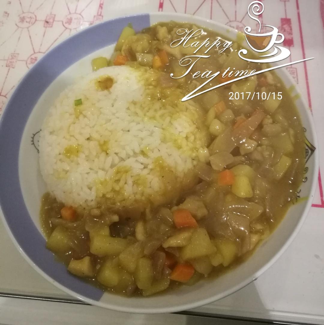 咖喱鸡肉饭