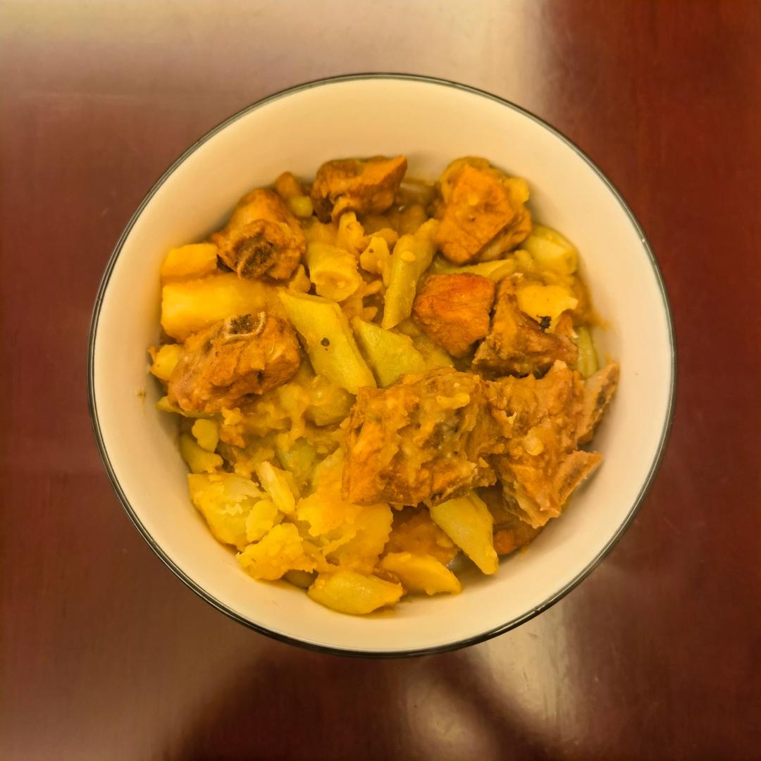 东北排骨炖豆角