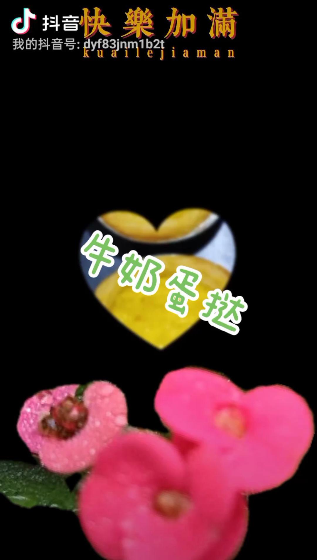 蛋挞简单版（牛奶+全蛋+糖）