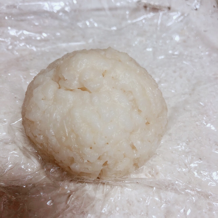 剩米饭做软糯的米发团—全程不粘手的做法 步骤8
