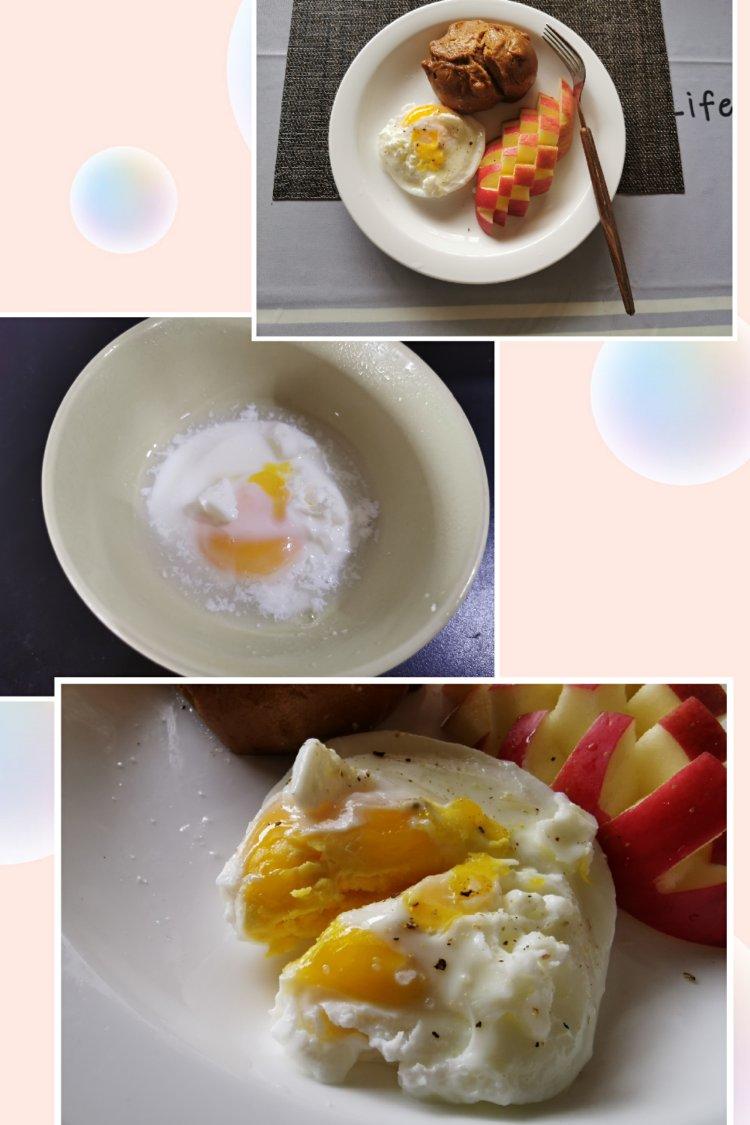 超简单快手的微波炉叮溏心荷包蛋