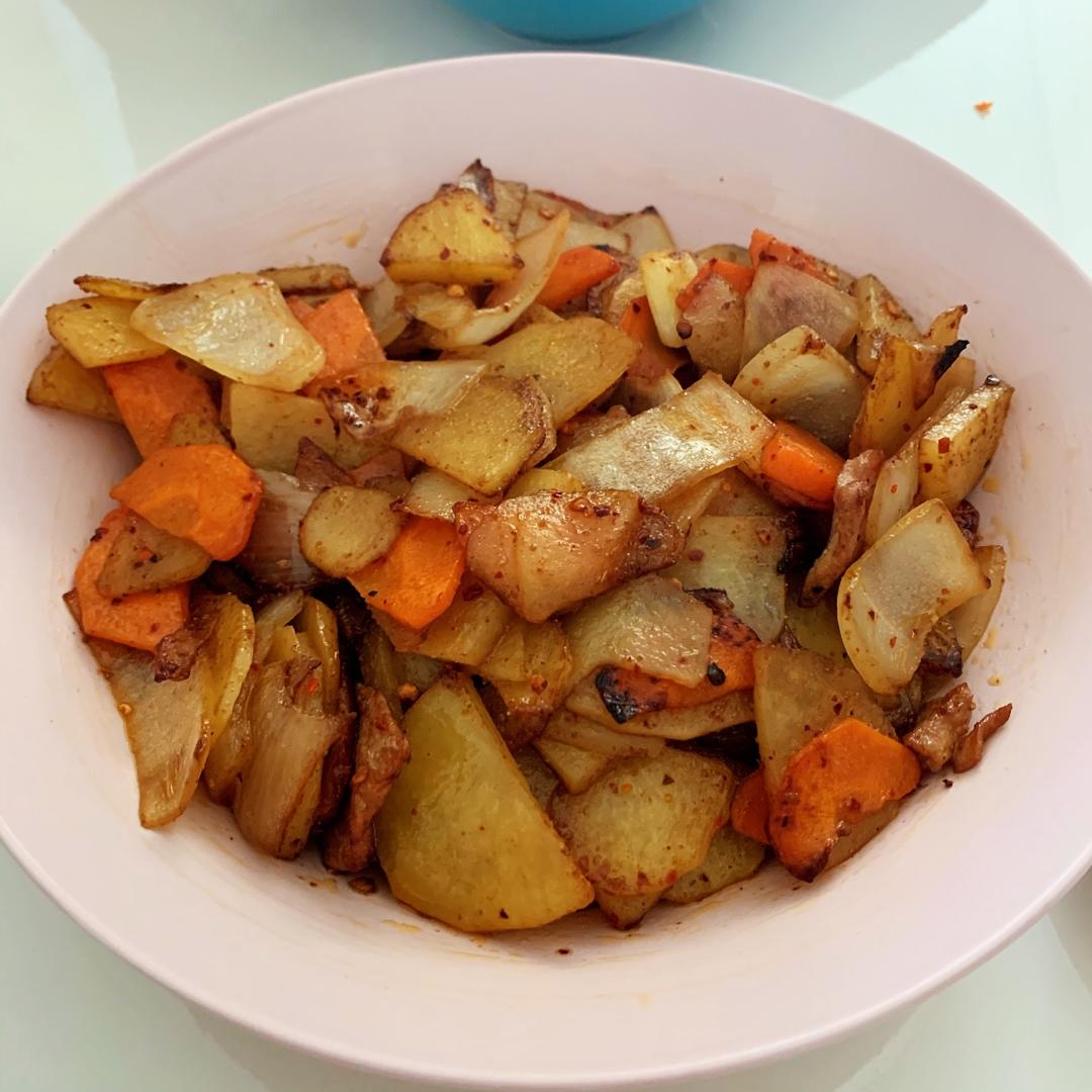 孜然洋葱土豆片