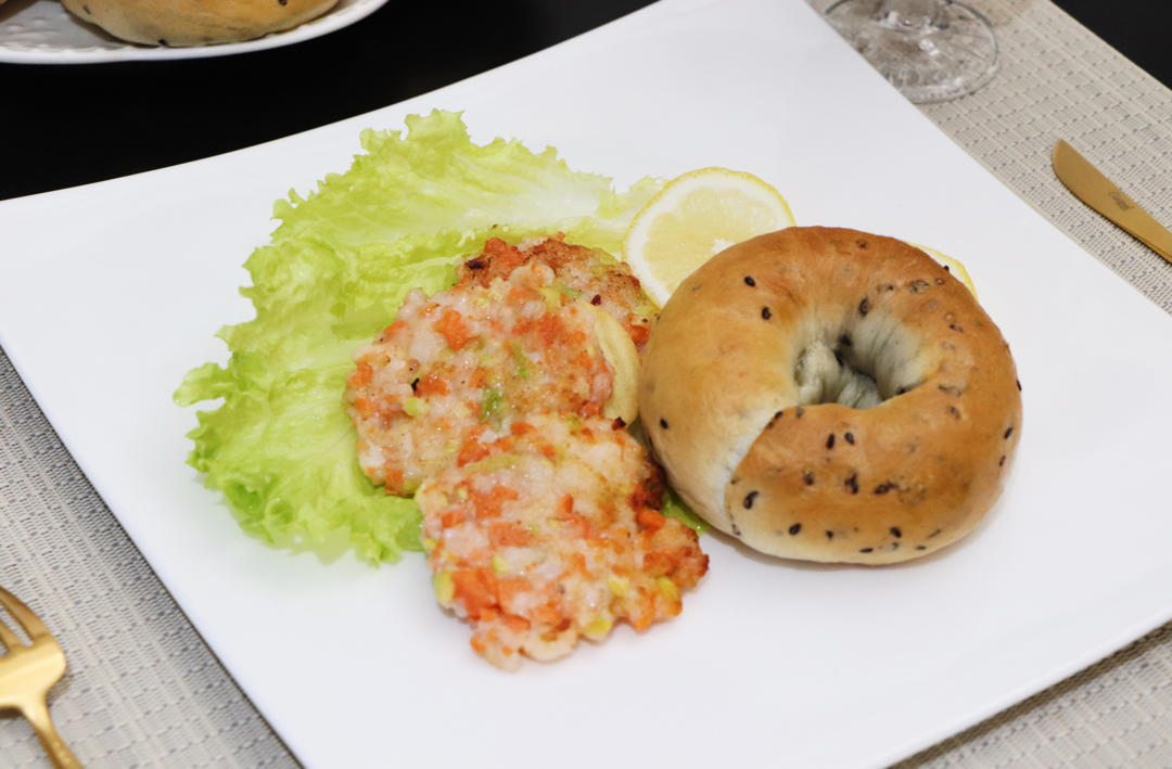 芝麻贝果（咸）