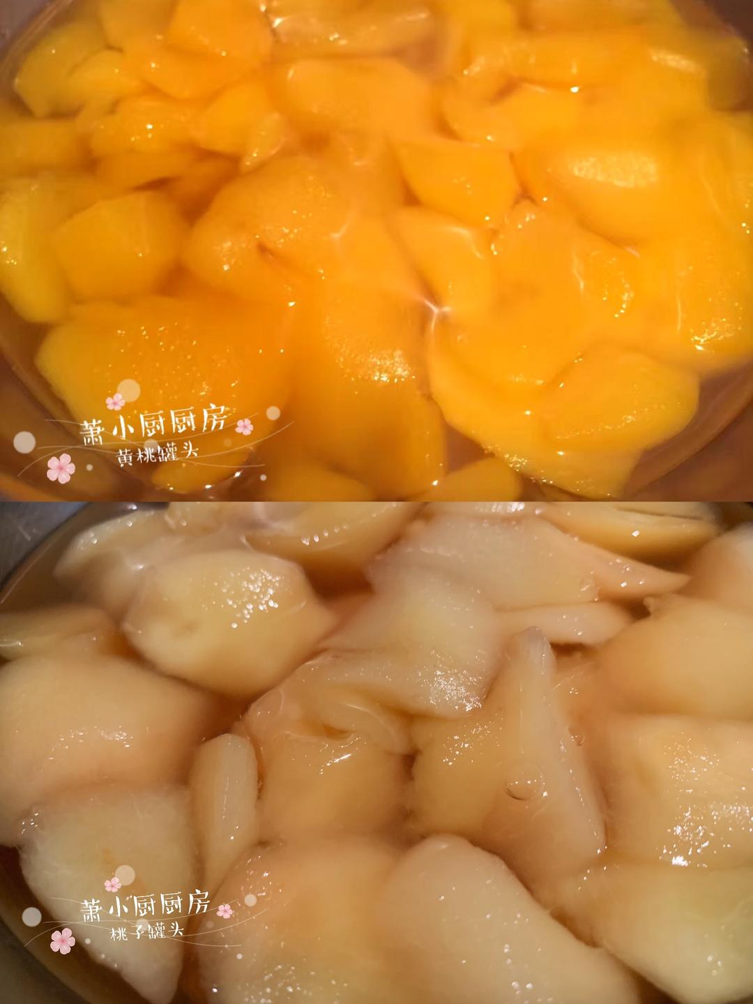 消灭桃子君大法之超简单的黄桃桃子🍑罐头的做法