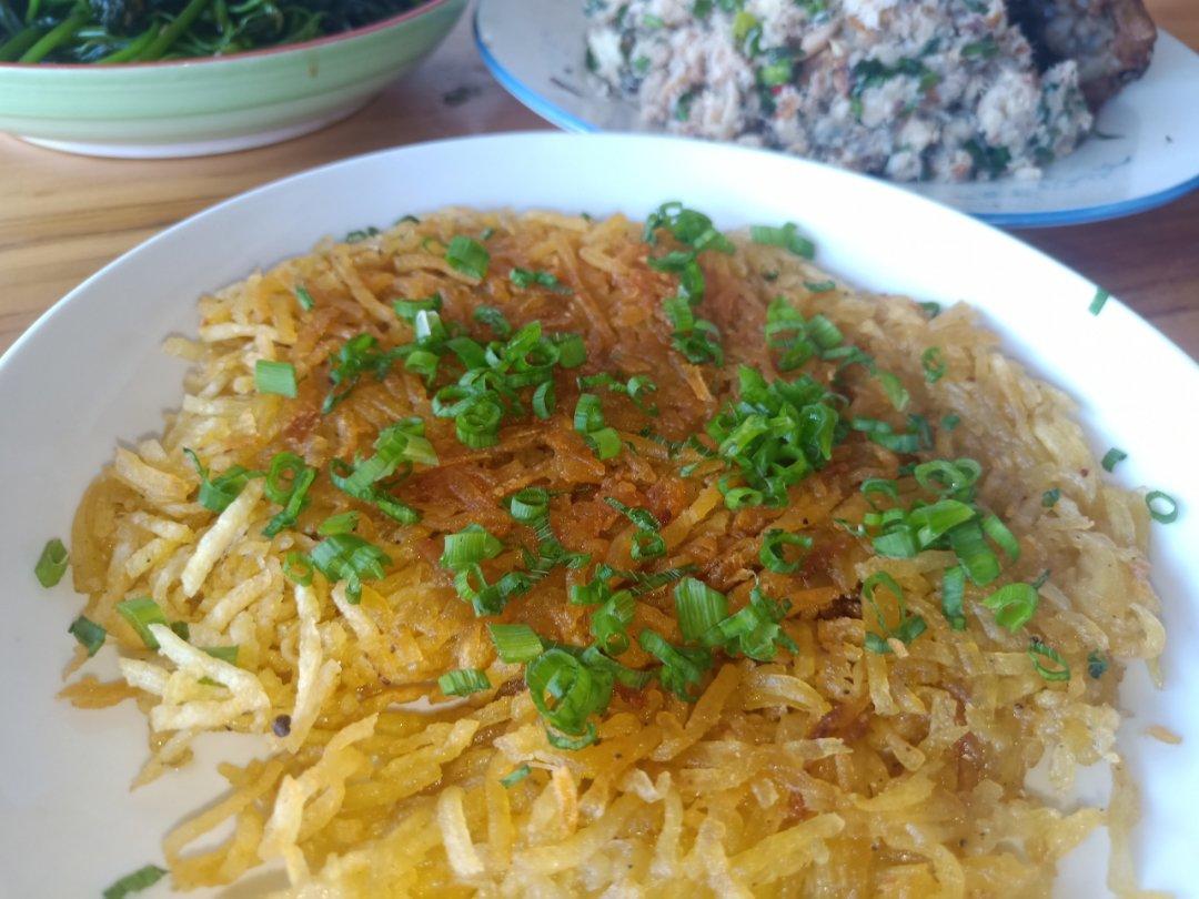 干煸土豆丝饼