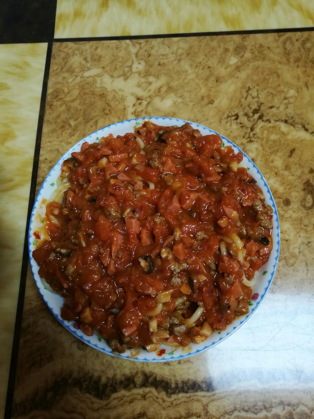创意美味肉酱意面的做法