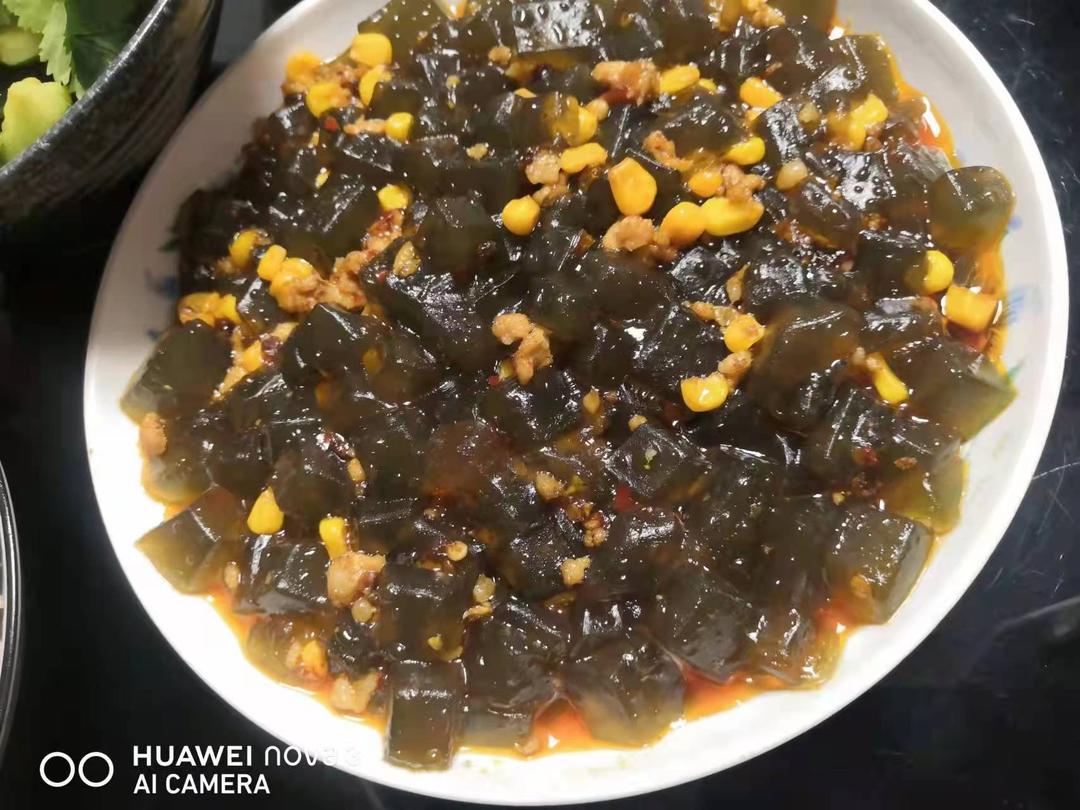 超简单的炒凉粉