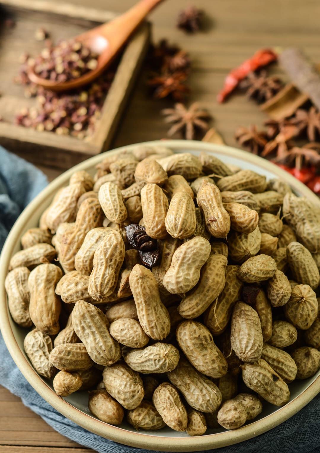 五香盐水花生的做法