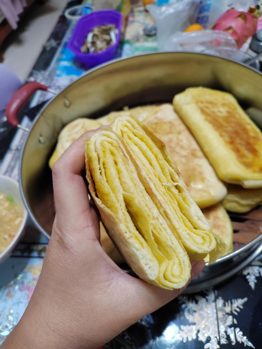 家庭版自制呼市早餐胡油焙子（牛舌）