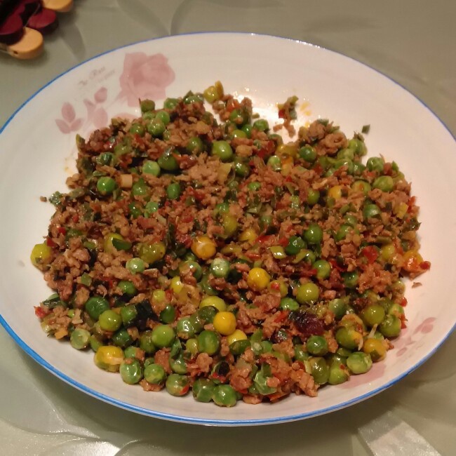 肉末豌豆