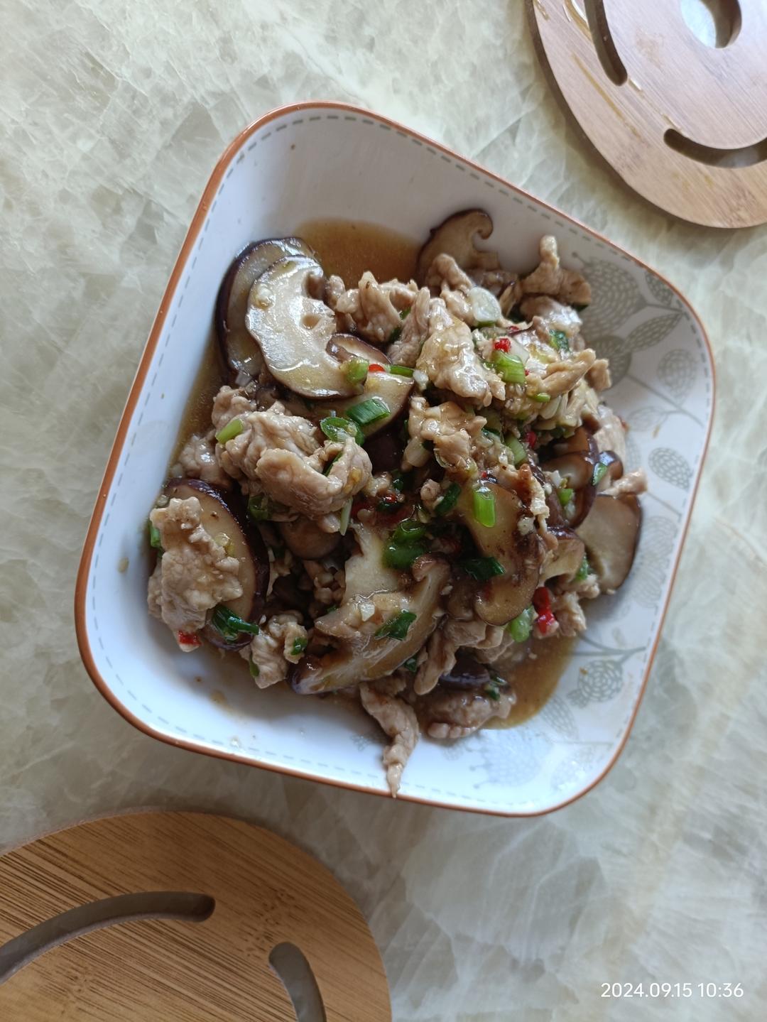 耗油香菇炒肉