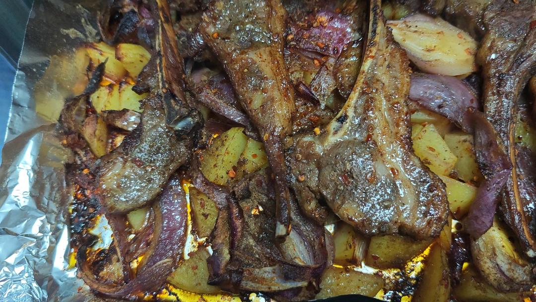 战斧羊排-烤箱版