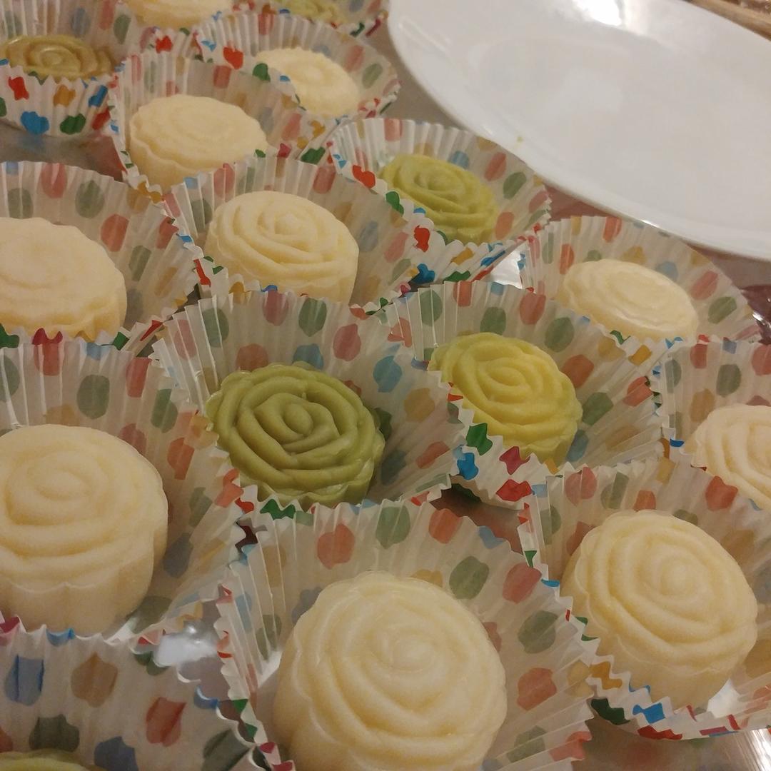 传说中的大班冰皮月饼 终于能尝到啦～