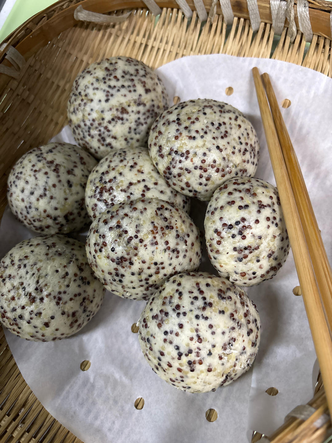 8m+ 三色藜麦馒头，营养升级，饱腹无负担！