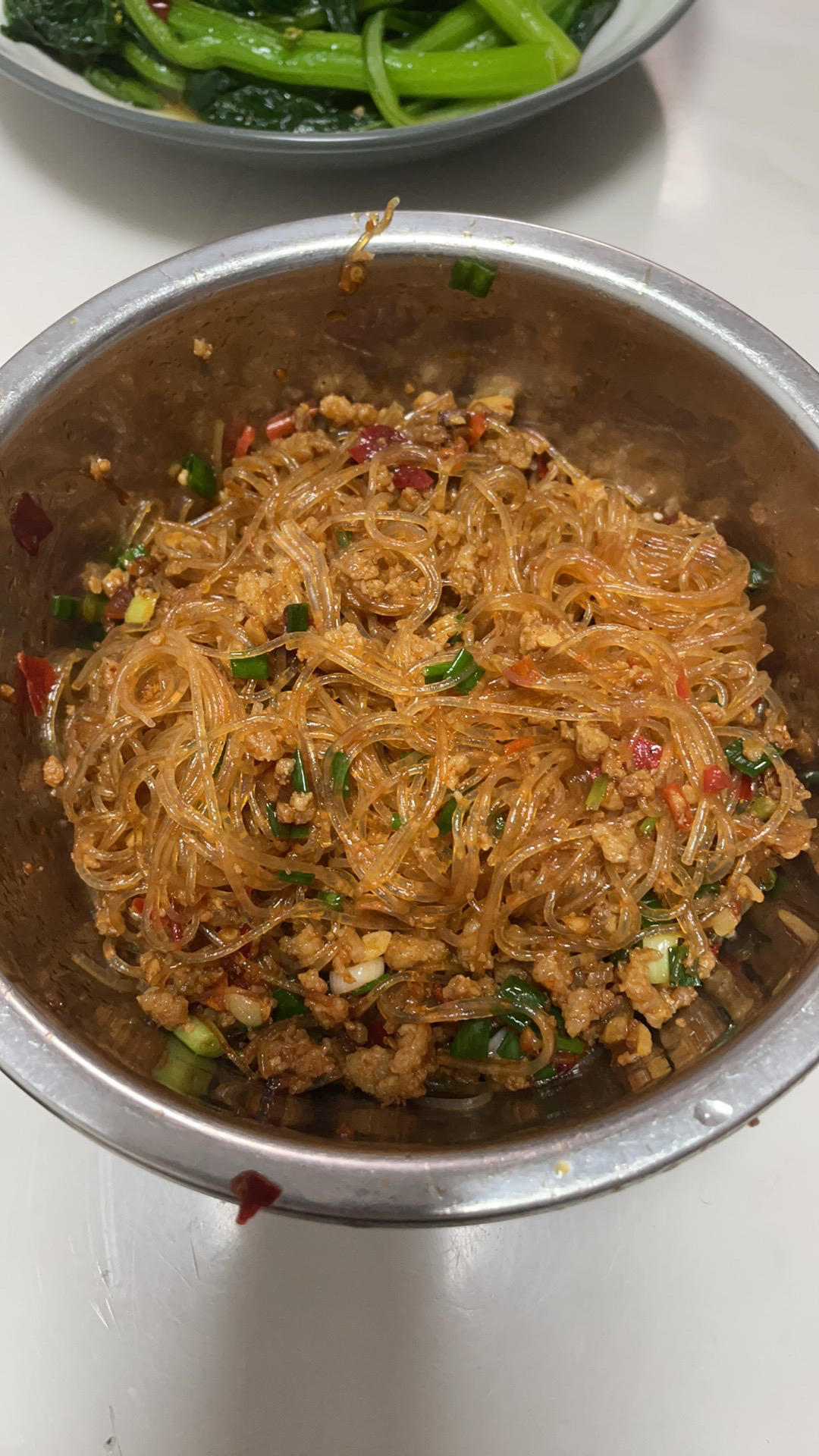 肉末粉丝煲（蚂蚁上树，干捞粉丝煲）