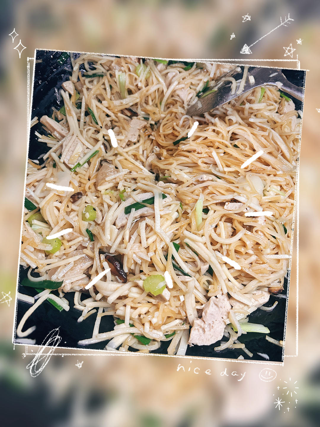 竹笋炒粿条