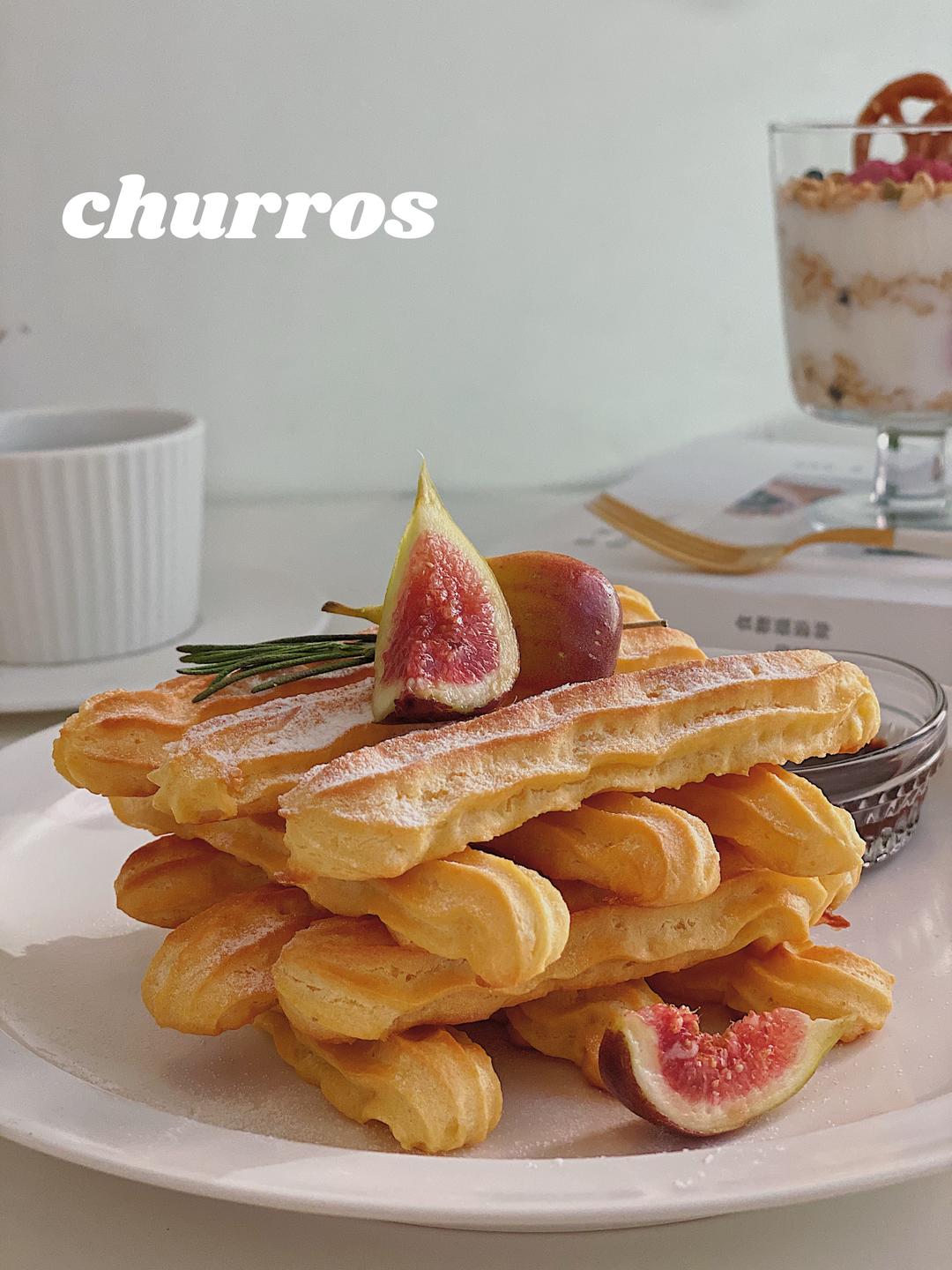 西班牙churros肉桂小油条|免油炸❗️吉事果的做法