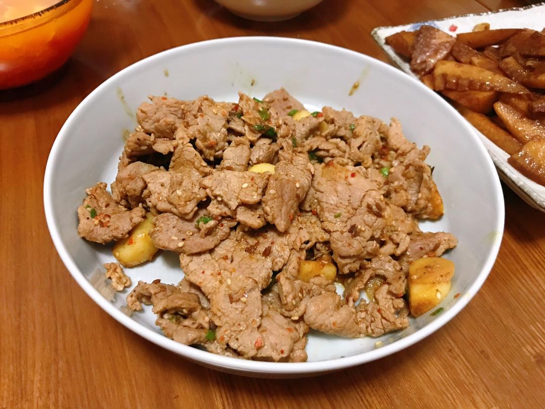 香蒜孜然肉片