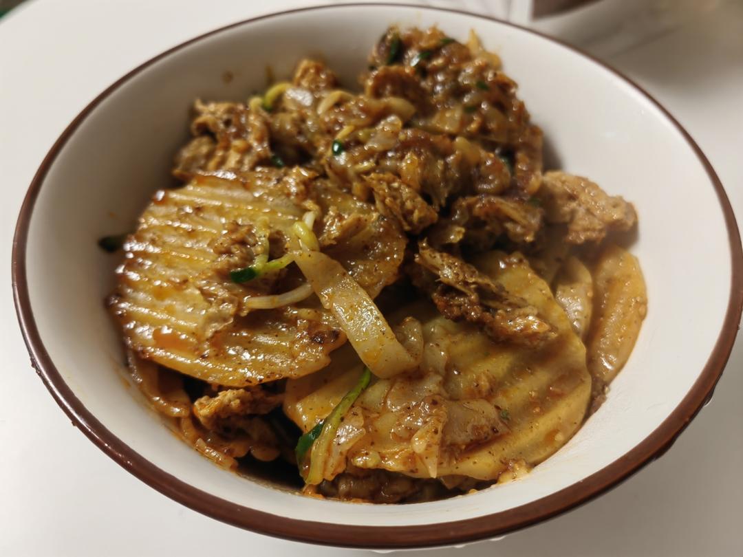 农家炒面皮