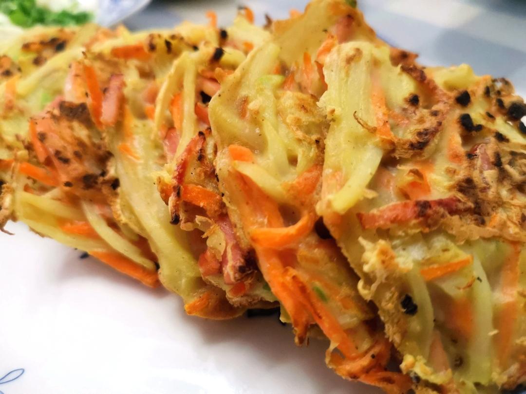 土豆饼(土豆胡萝卜丝饼)