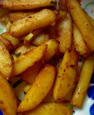香煎土豆块