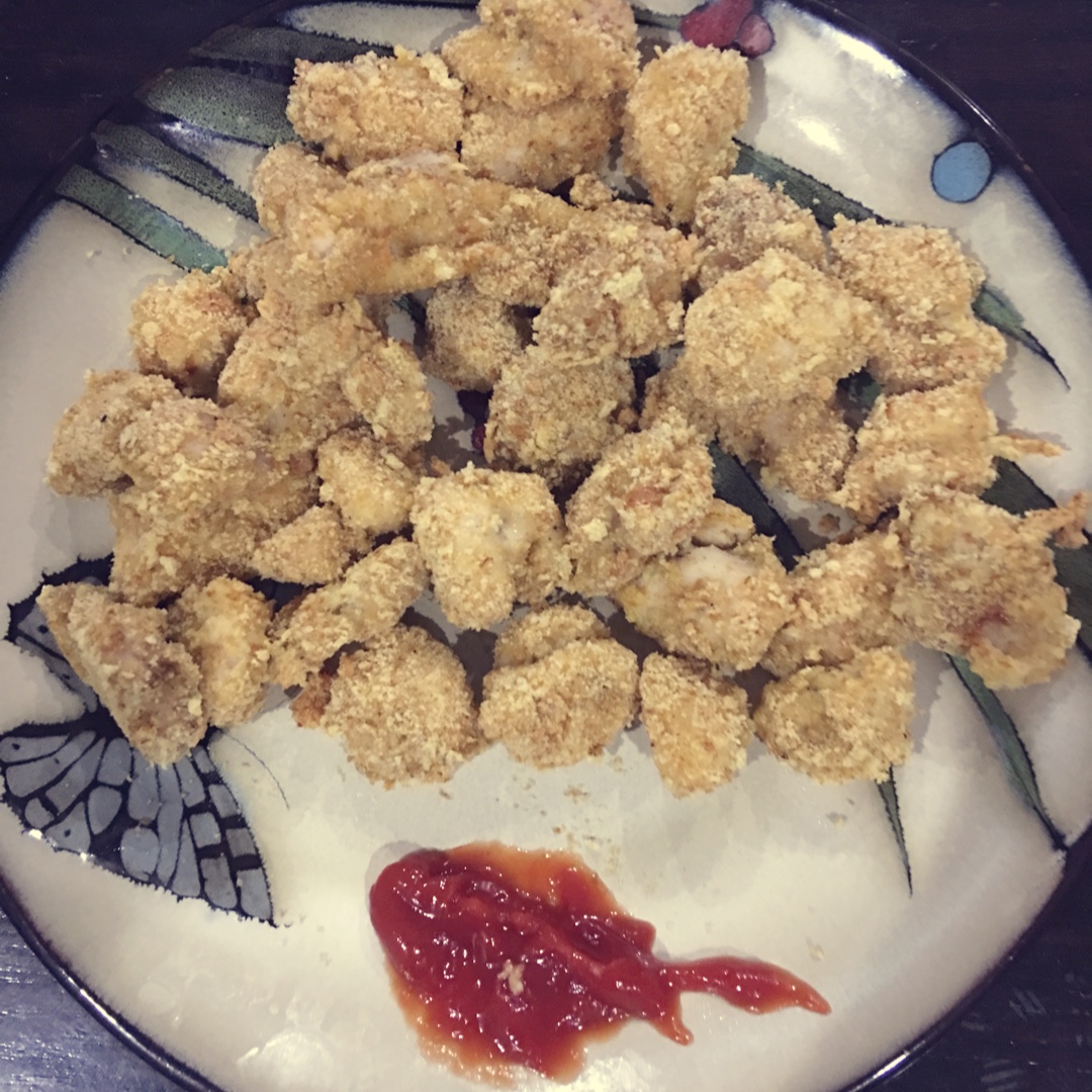 低卡低脂烤箱版鸡米花