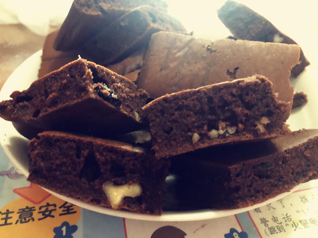 自制巧克力蛋糕/布朗尼蛋糕