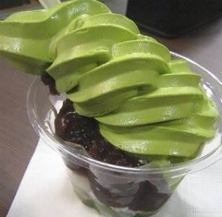 抹茶蜜豆冰淇淋