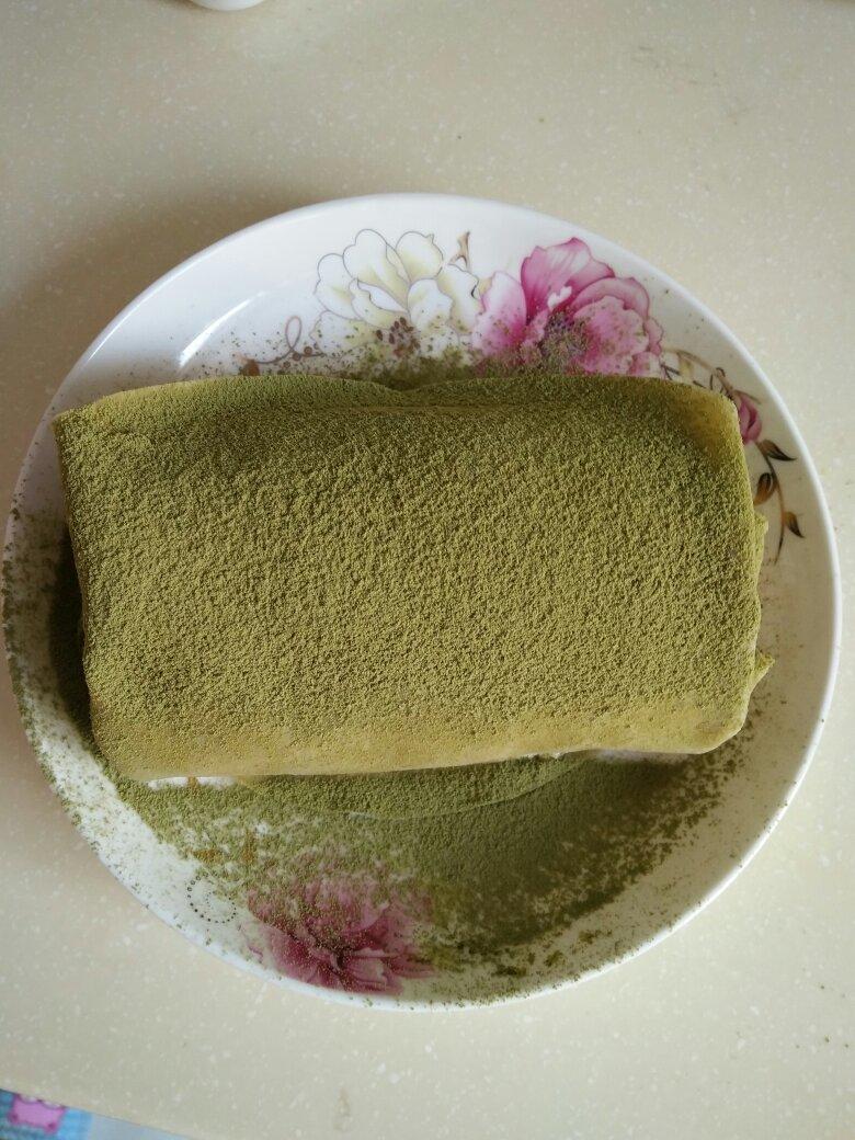 网红食谱│抹茶毛巾卷