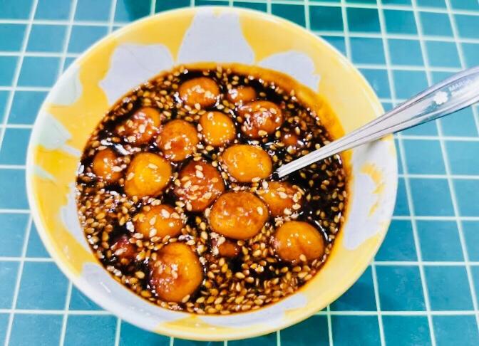 红糖糯米小圆子