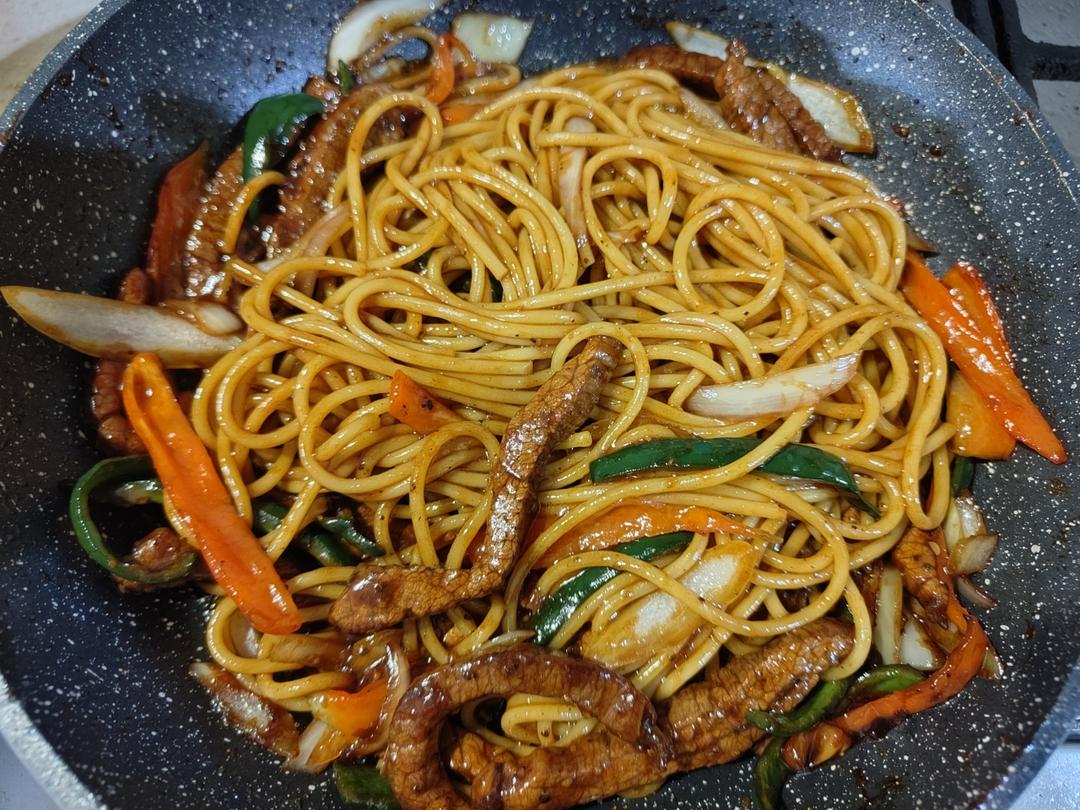 比餐厅好吃的黑椒牛柳意面🍝零失败简单教程