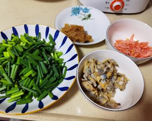 六月鲜轻盐牡蛎酱油韭菜花炒沙蚬肉的做法 步骤7