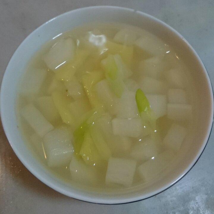 姜葱萝卜饮（止风寒咳嗽）