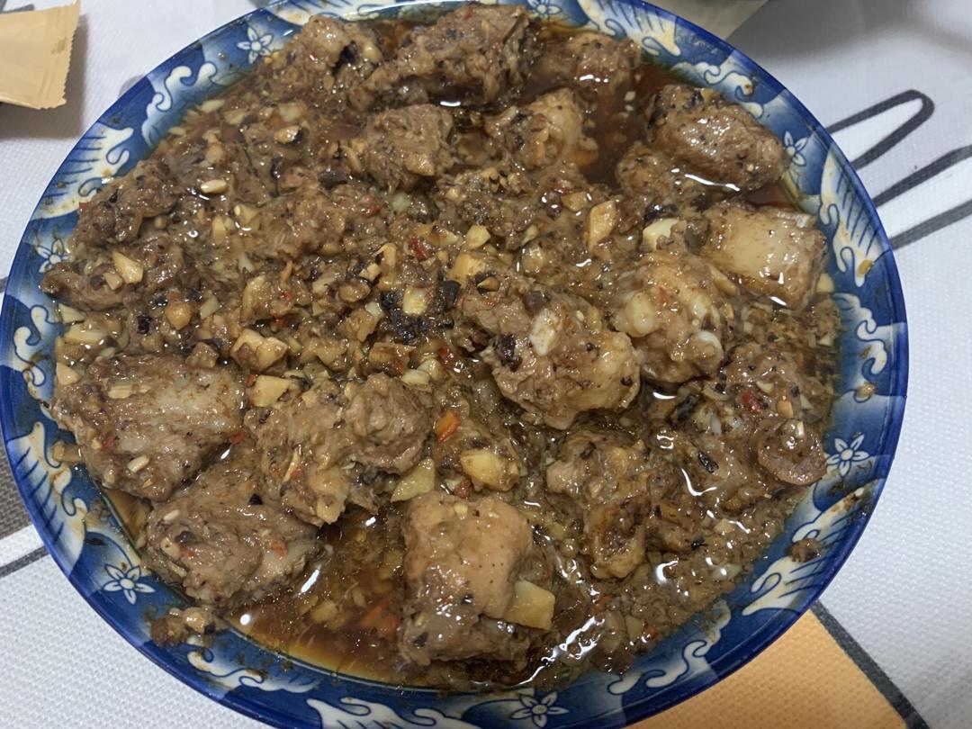 家常菜～豉汁蒸排骨