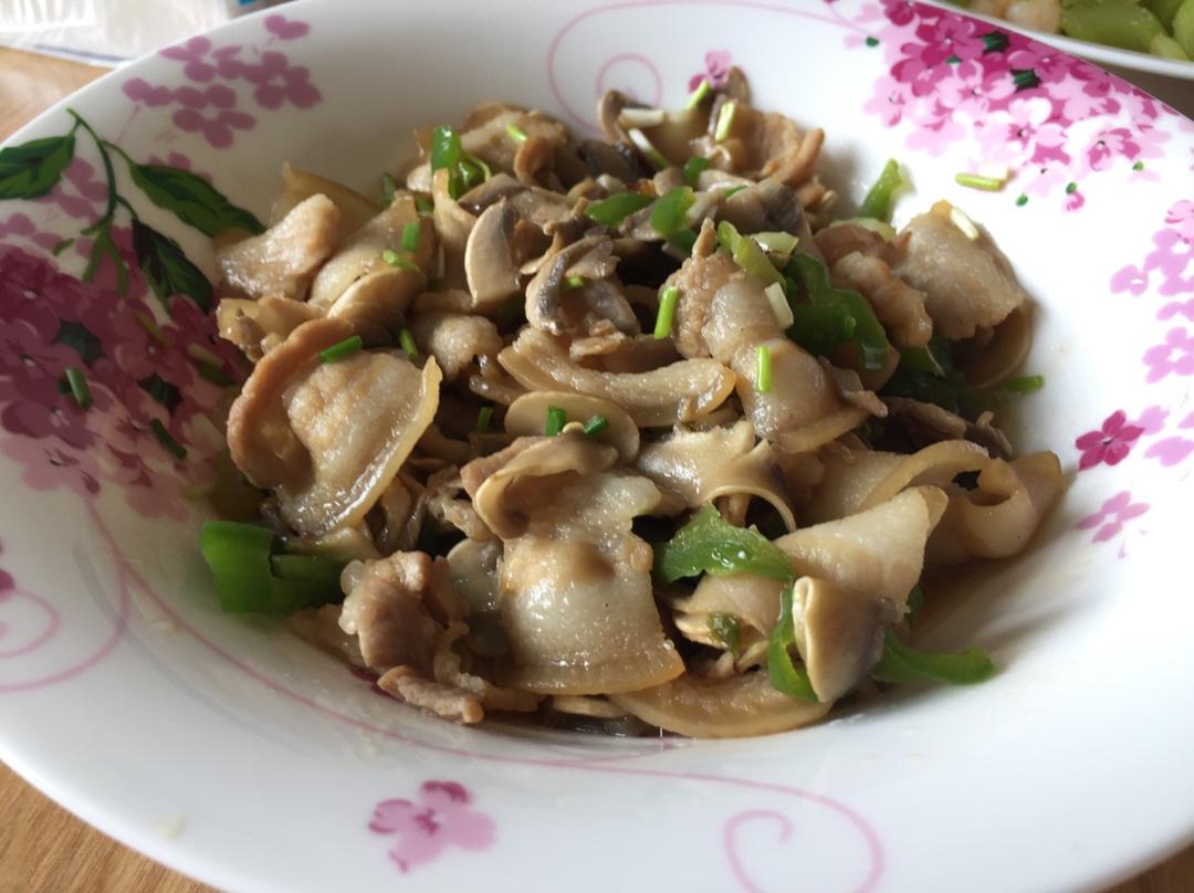 口菇炒肉