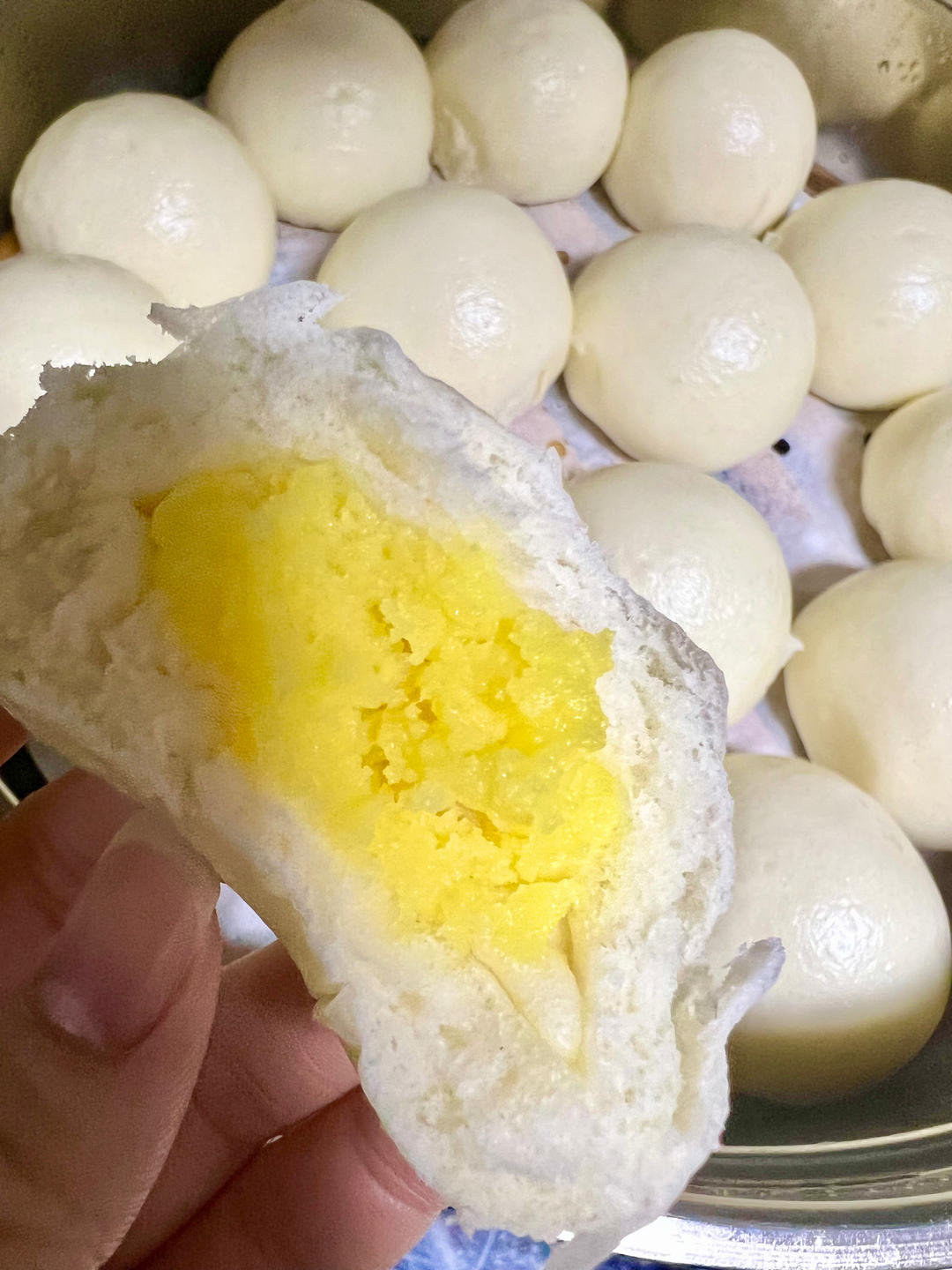 奶黄馅儿和奶黄包