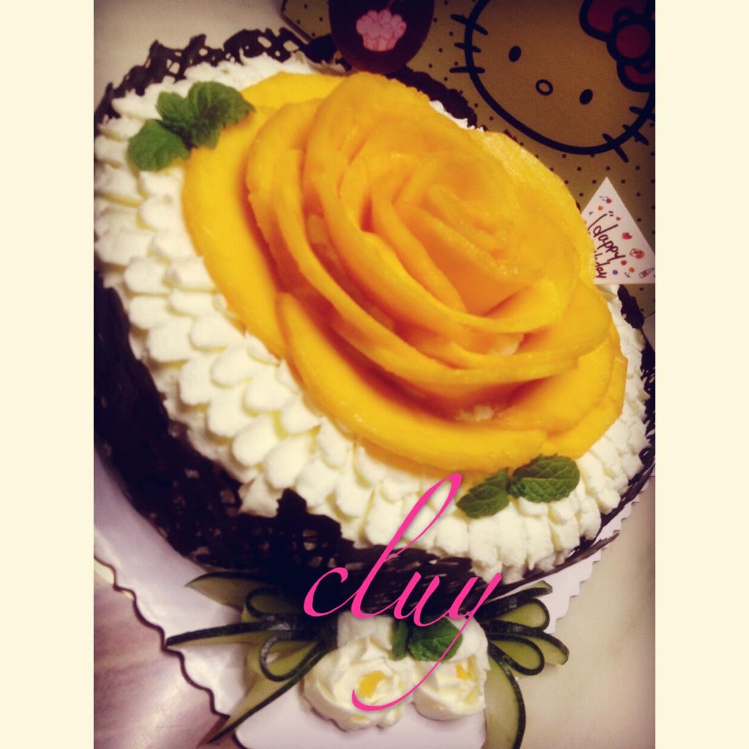 芒果花蛋糕