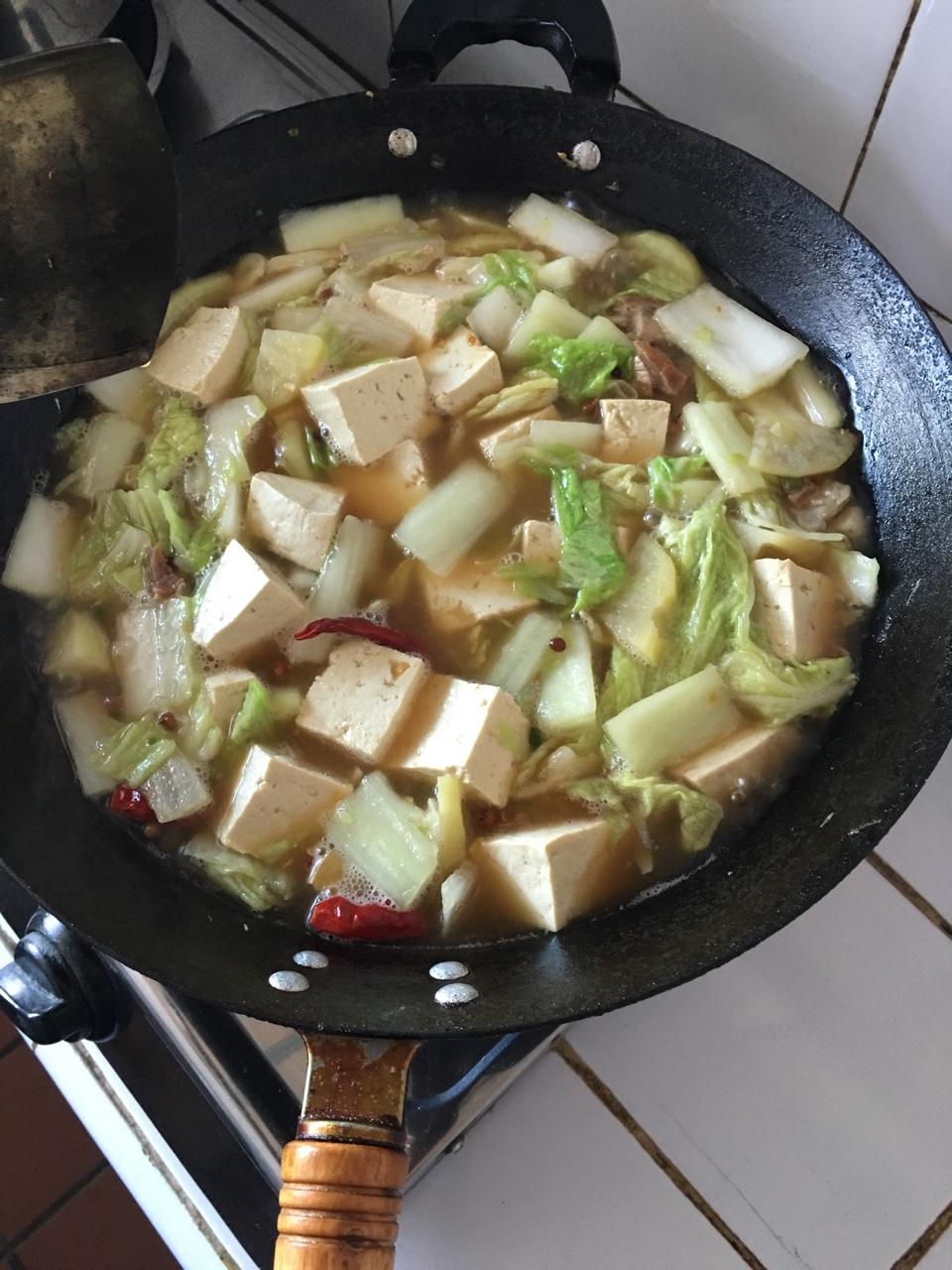 白菜炖豆腐