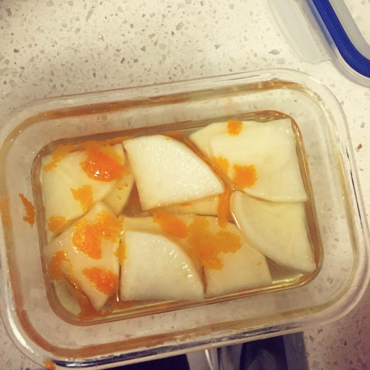 日式柠香腌萝卜