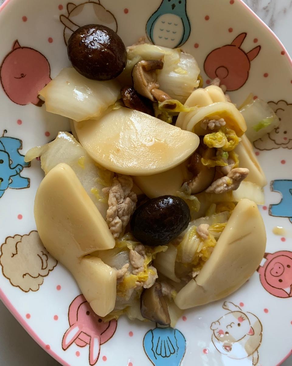 不挑锅、不焦不沾的黄芽菜肉丝炒年糕