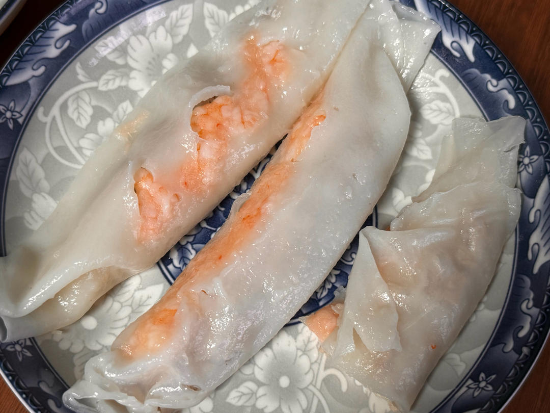 自调的肠粉预拌粉配方，自己在家就能做，含酱汁做法