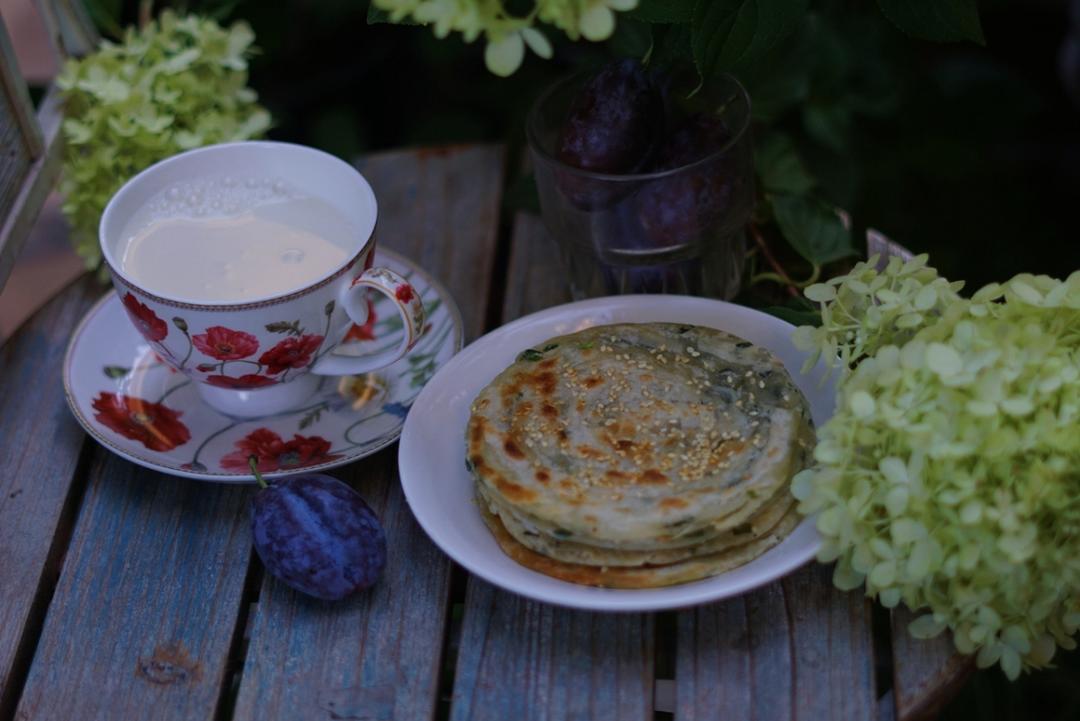 外酥里软的葱油饼