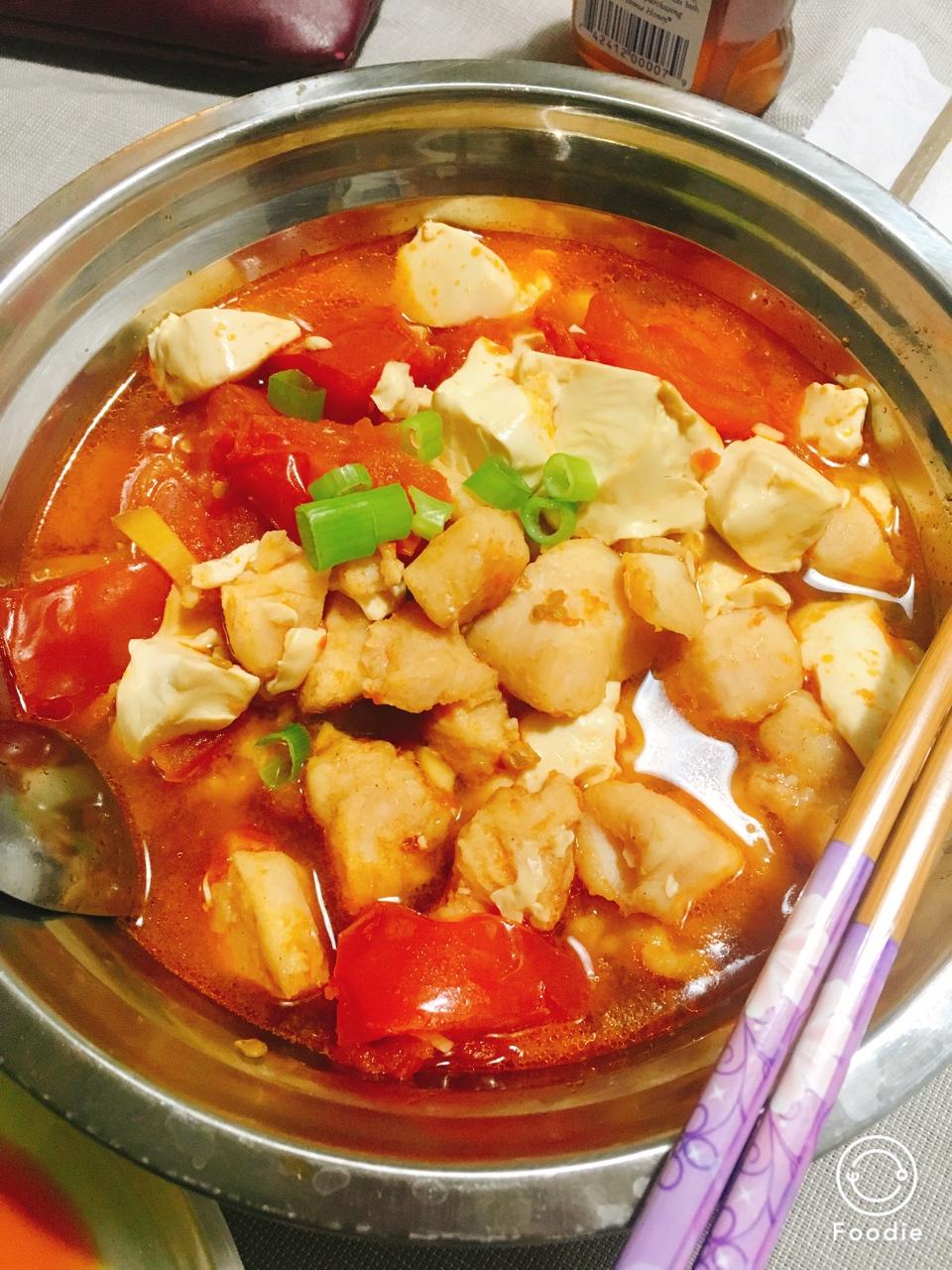 龙利鱼豆腐煲