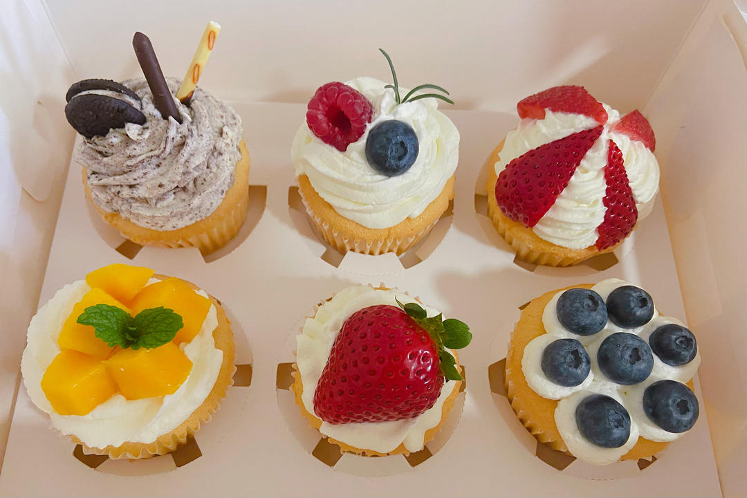 鲜奶油戚风杯子蛋糕（纸杯蛋糕）