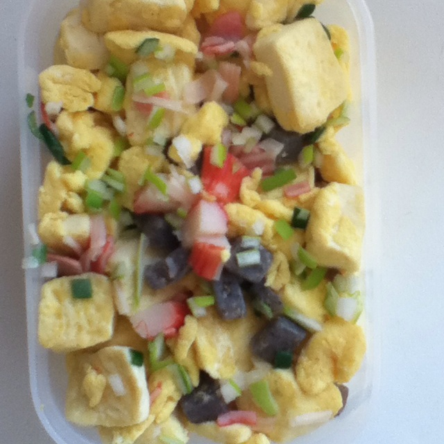 蛋包豆腐丁