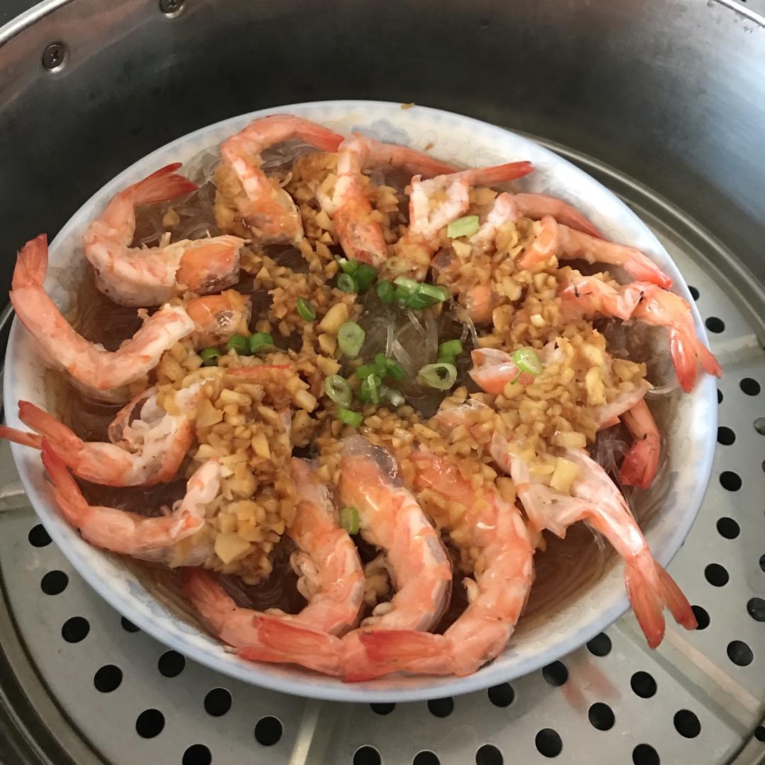 蒜蓉粉丝蒸虾
