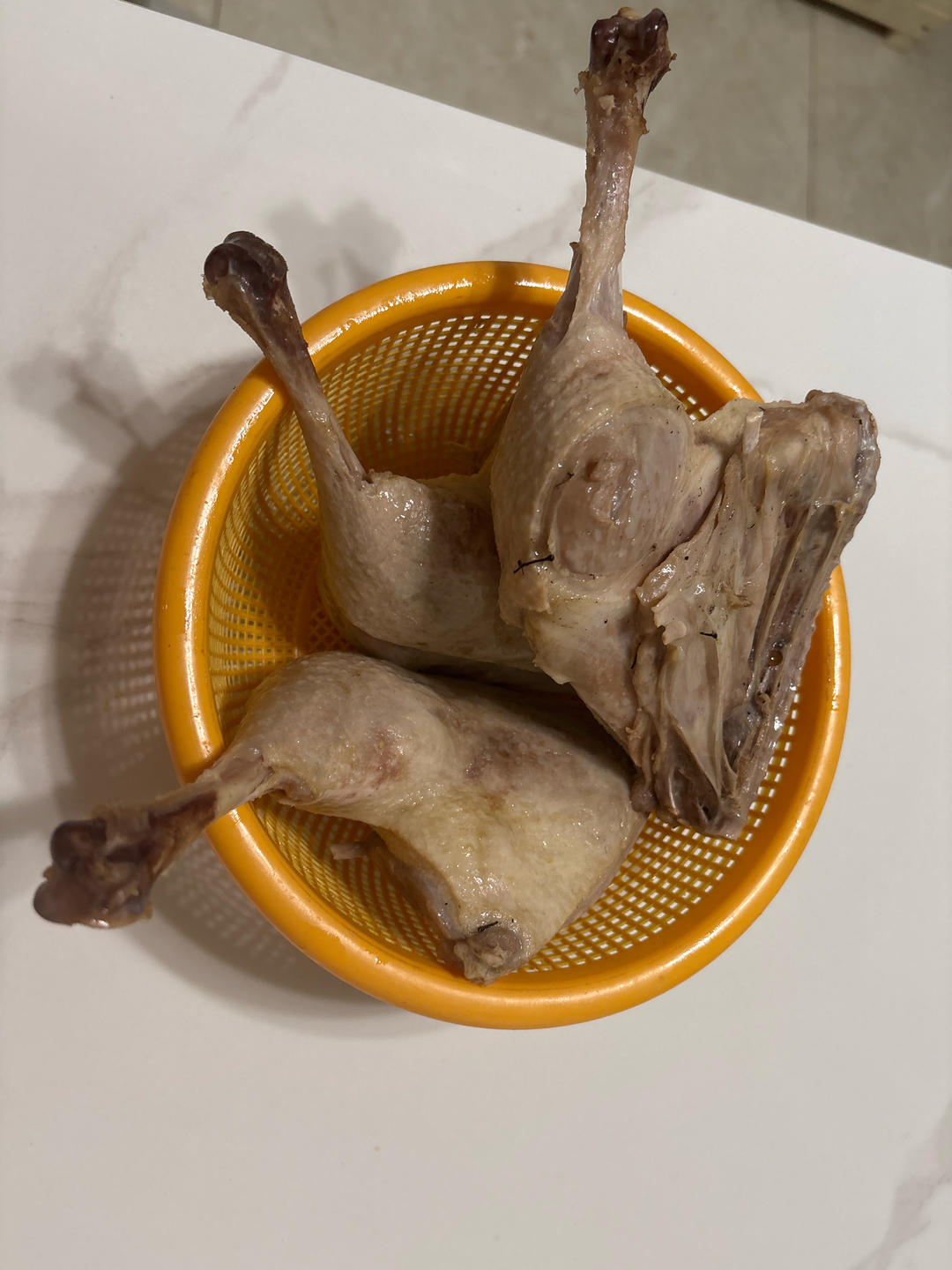 首次成功的盐水鸭腿