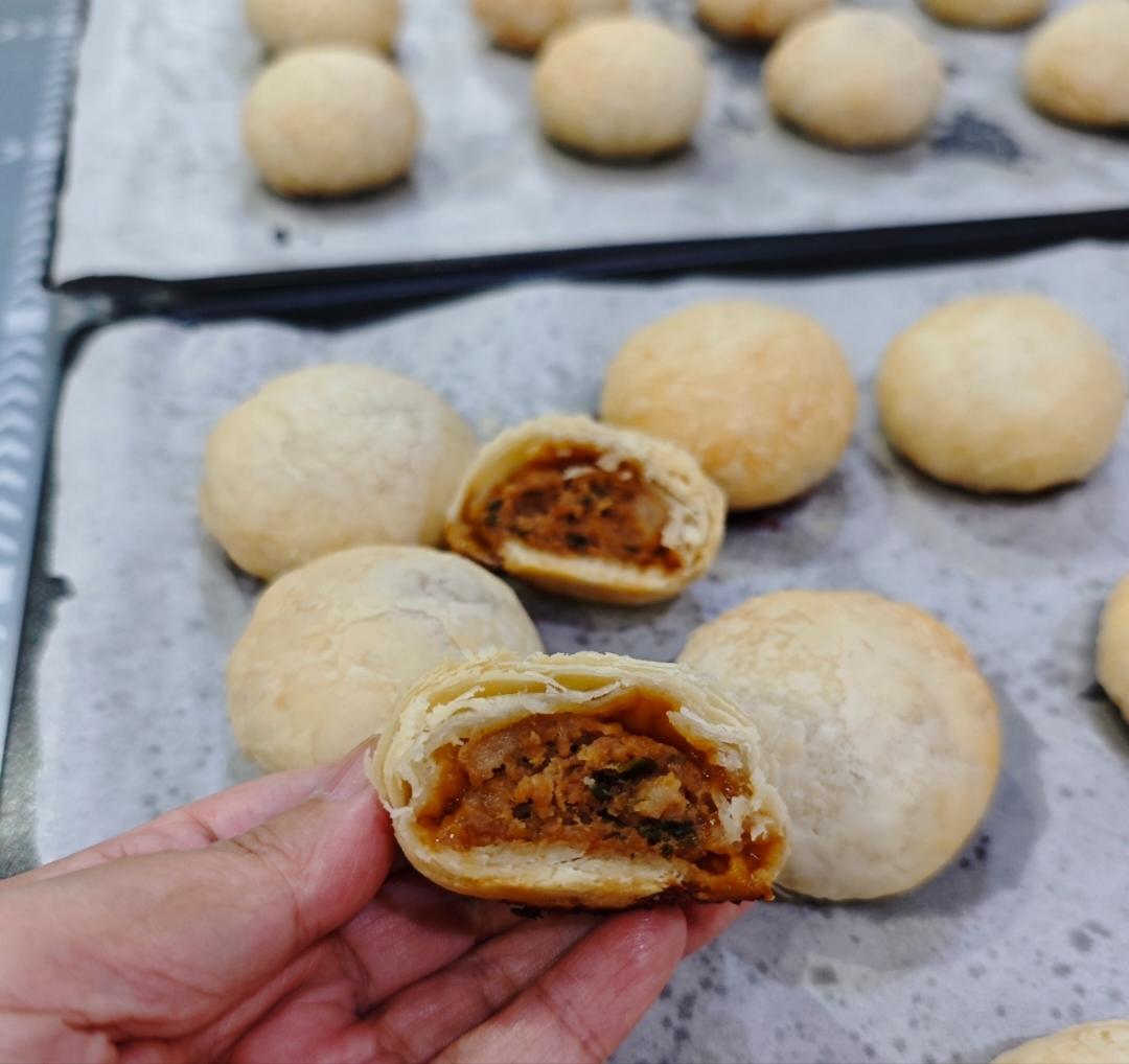 苏式榨菜鲜肉月饼